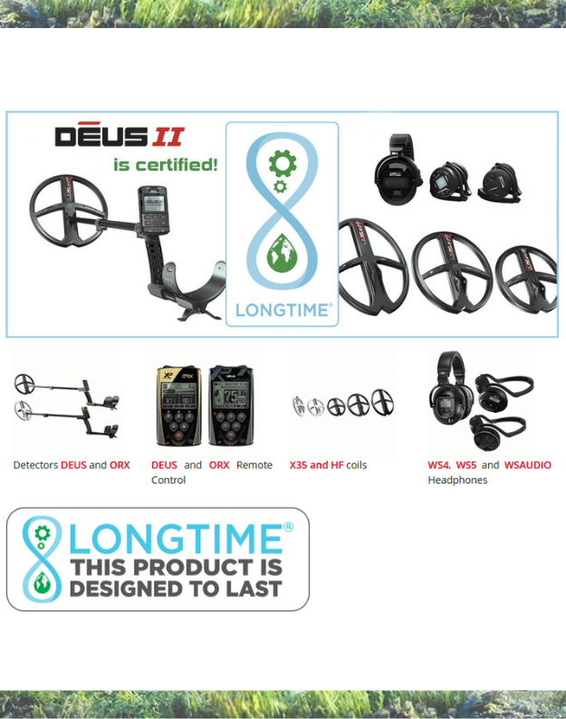 "XP METAL DETECTORS" LONGTIME SERTIFIKATAS