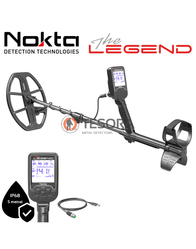 Nokta LEGEND metalo detektorius su LG30 rite