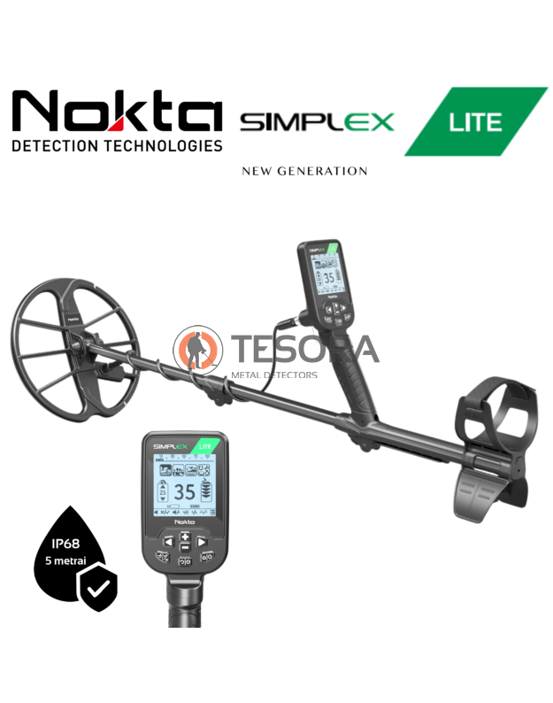 NOKTA SIMPLEX LITE metalo detektorius su 11" rite (SX28)