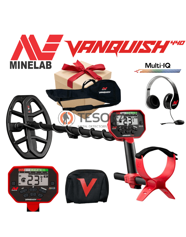 Minelab VANQUISH 440 metalo detektorius + DOVANA transportavimo krepšys