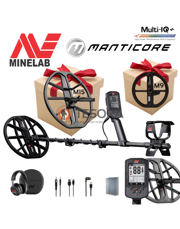 Minelab MANTICORE metalo detektorius + DVI DOVANOS !