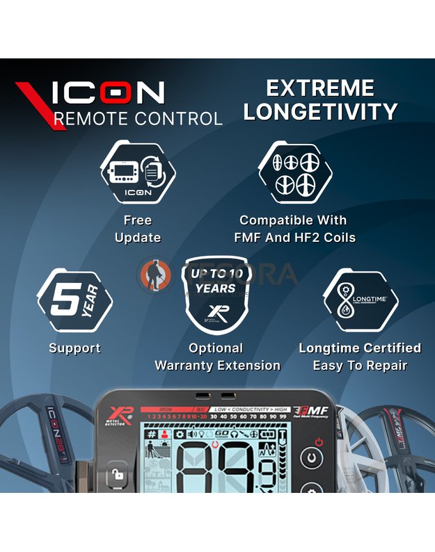 XP ICON valdymo pultas