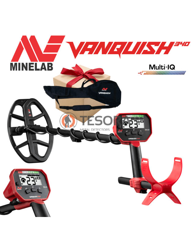 Minelab VANQUISH 340 metalo detektorius + DOVANA (transportavimo krepšys)