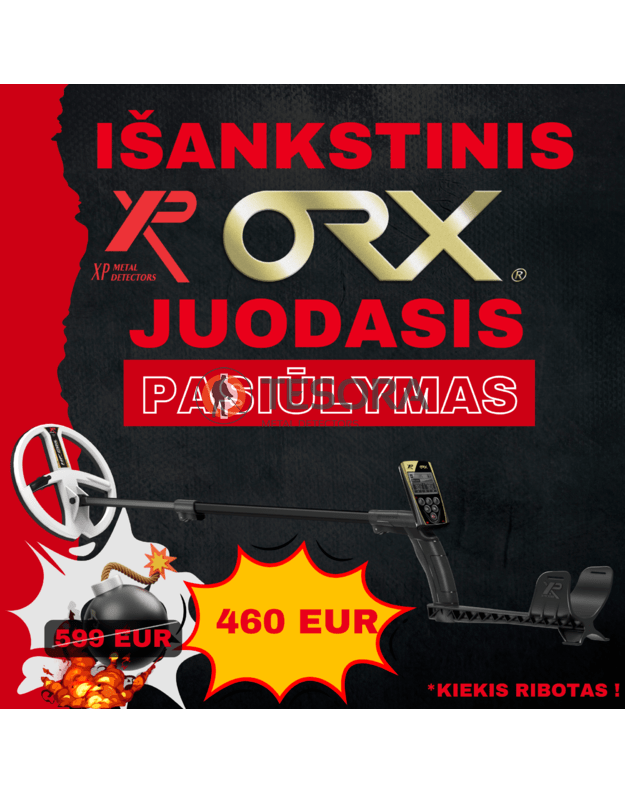 XP ORX metalo detektorius  *IŠANKSTINIS BLACK FRIDAY