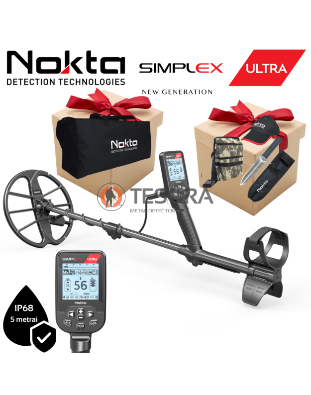 NOKTA SIMPLEX ULTRA metalo detektorius + DOVANOS