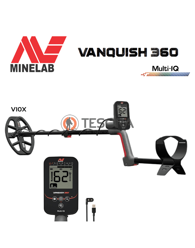 Minelab VANQUISH 360 metalo detektorius (2026m. serija )