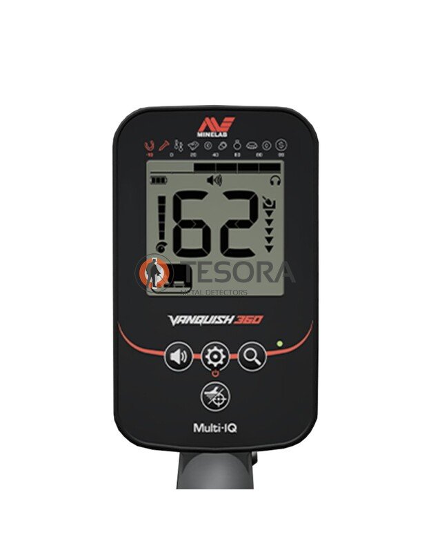 Minelab VANQUISH 360 metalo detektorius (2026m. serija )