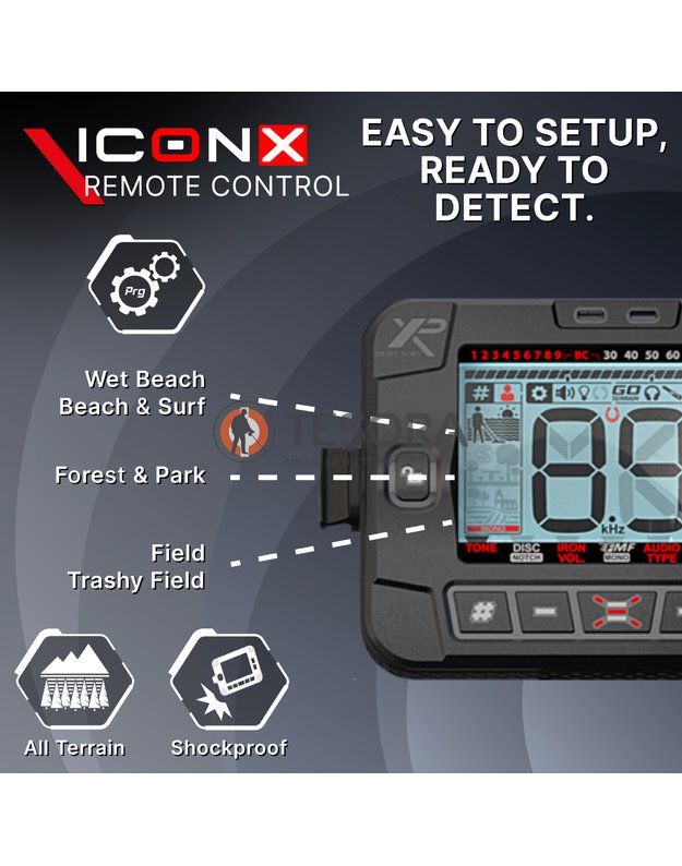 XP ICON X valdymo pultas