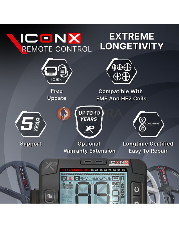 XP ICON X valdymo pultas