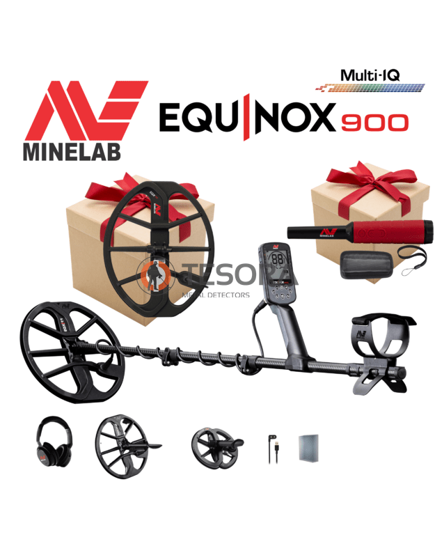 MINELAB EQUINOX 900 metalo detektorius + DVI DOVANOS !