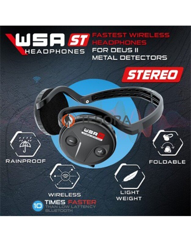 XP DEUS 2 WSAII ST ( STEREO ) belaidės ausinės