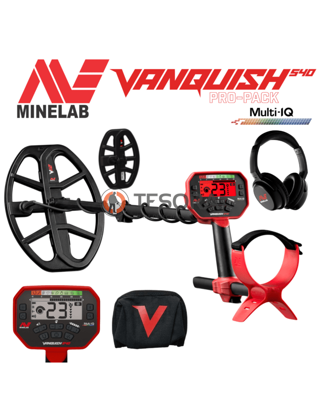Minelab VANQUISH 540 PRO pack metalo detektorius