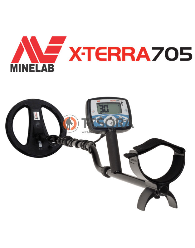 Minelab X Terra 705 metalo detektorius su 10.5"  7.5kHz DD rite 