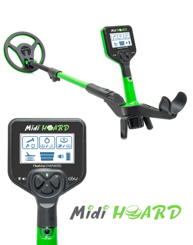 Nokta Mini Hoard ar Midi Hoard - detektoriai vaikams